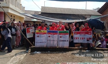 Nyumarno, S.M. Aleg Sekaligus Caleg Dapil VII PDI Perjuangan Gelar Sosialisasi Kampanye Terbuka Bersama Masyarakat