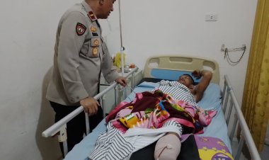 Di Serang Hewan Buas ,sampai putus kaki seorang warga mendingin kecamatan ulu ogan   