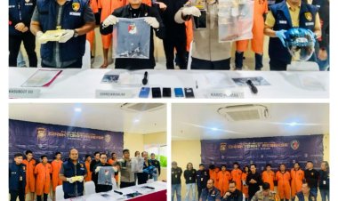 Pelaku Curas Sadis yang Lukai Nasabah Bank dibekuk Tim Jatanras Krimum Polda Sumsel.