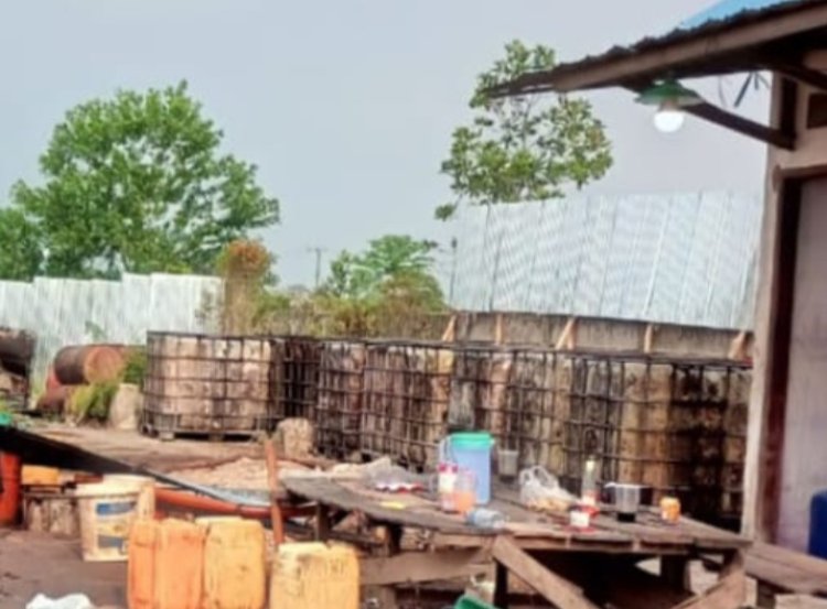 Diduga Gudang CPO Ilegal Milik Supri di Desa Babat Saudagar Masih Beroperasi Di Wilayah Polres Ogan Ilir