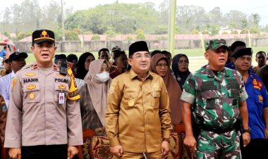 Bupati Tanjabbar Resmikan Pos Damkar Kecamatan Tebing Tinggi