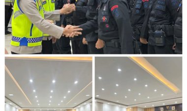 Kapolres Oku Pimpin Apel Konsolidasi Dan Pelepasan Personil Bko Pengamanan Tahapan Pemilu 2024