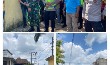 Kapolres Oku Bersama Dandim 0403 Oku Datangi PPK Kecamatan Peninjauan