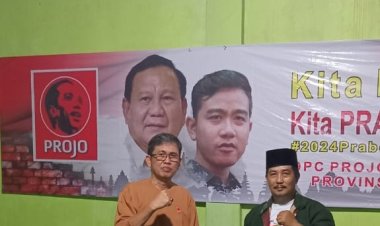 Prabowo - Gibran Menang Satu Putaran Dalam Hitung Cepat Atau Quick Count, Ketua Projo Kota Metro Achmad Yani Adakan  Syukuran