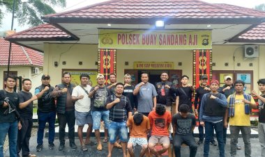 Sempat Melarikan Diri, Tiga Dari Empat Pelaku Pengeroyokan Terhadap Wartawan Online Ditangkap Tekab 308 Presisi Polres Tulang Bawang