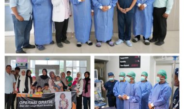 Pj. Bupati OKU H. Teddy Meilwansyah Wujudkan Senyuman Baru Penderita Bibir Sumbing Lewat Operasi Gratis