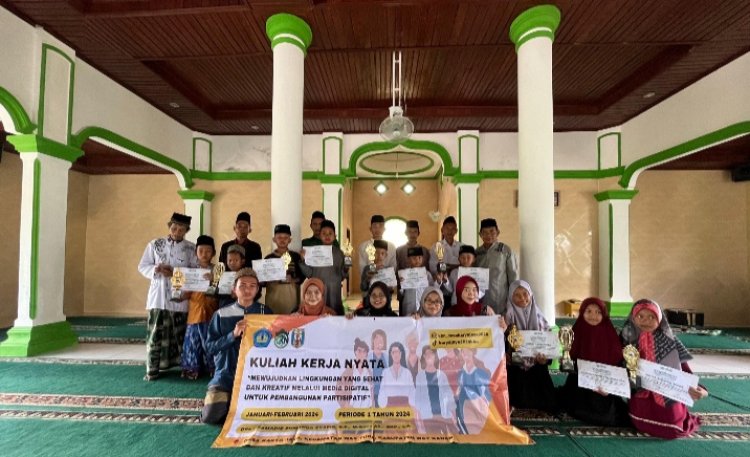 Pemkamp Karya Jaya Bersama KKN Unila Sukses Peringati Isra Mi'raj Nabi Muhammad SAW 1445 H