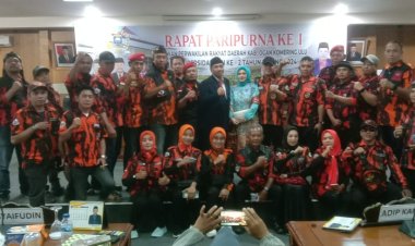 Yusirwan,S.IP dilantik sebagai anggota DPRD OKU sebagai PAW (Pengganti Antar Waktu) periode 2019/2024