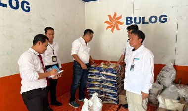 Unit Pidsus Sat Reskrim Polres Oku Sidak Pasar Tradisional Pantau Harga Beras