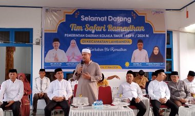 Safari Ramadhan Di Lambandia, Pemda Koltim Salurkan Bantuan Sosial