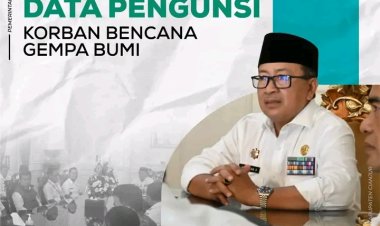 Pemutakhiran Data Pengungsi Korban Bencana Gempa Bumi