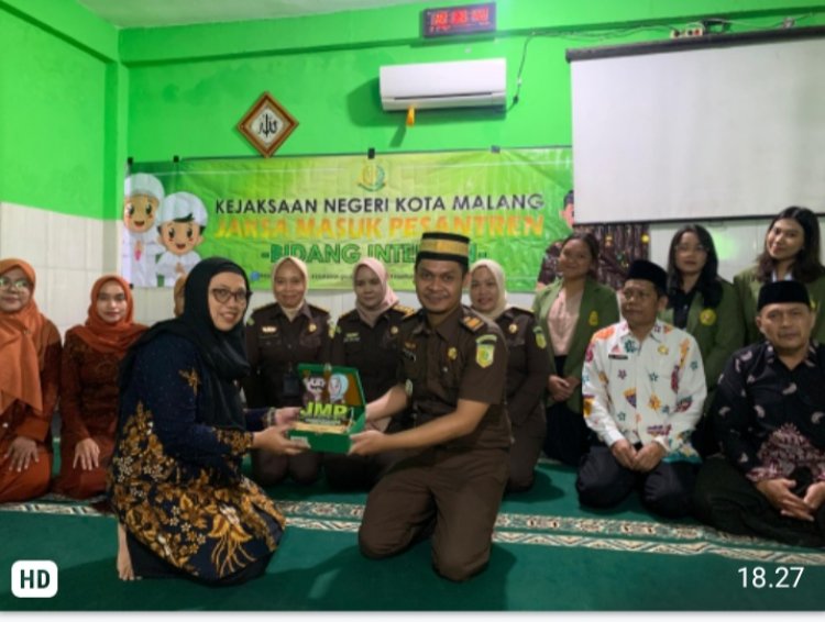 Jaksa Masuk Pesantren di MTs - MA Hidayatul Mubtadi'in Tasikmadu Kota Malang