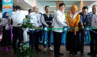 Siruaya utamawan Dewan Pengawas BPJS kesehatan Buka Posko Mudik di Dermaga Excekutiif Pelabuhan Merak