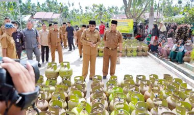 Bupati Tegaskan Agar Agen Jual Gas Melon Sesuai Harga HET Rp. 19.000