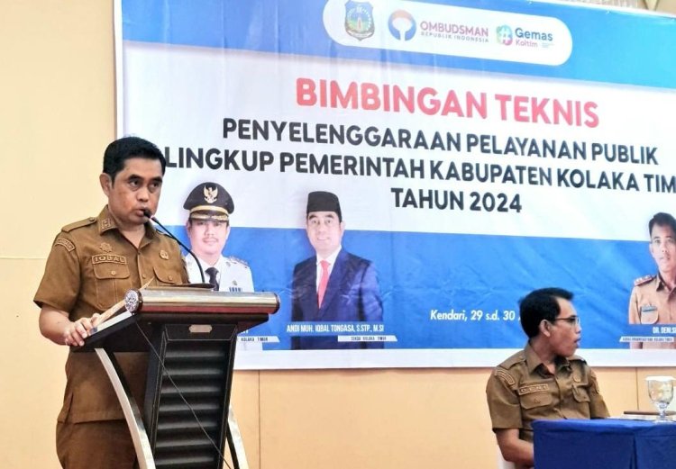 Upaya Tingkatkan Pelayanan Publik, Pemda Koltim Gelar Bimbingan Teknis