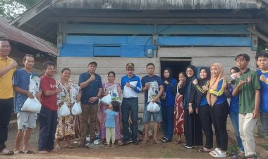 Kebaikan Berlanjut, Pemda Koltim Salurkan Sembako Kepada Korban Bajir Di Poli-Polia