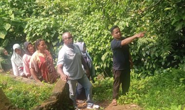 Pierre Lombion beserta istri dan kedua anaknya  berkunjung kembali ke Kampung Cibitung untuk merayakan 40 tahun kerjasama dan Persahabatan