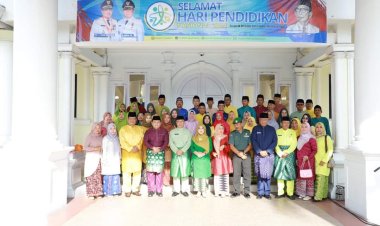 Jadi Irup Peringatan Hardiknas, Pj Sekda Tanjabbar Bacakan Amanah Kemendikbudristek