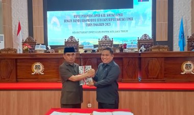 Rapat Paripurna, DPRD Koltim Sampaikan Rekomendasi Terhadap LKPJ Bupati