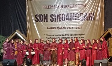 SD Negeri Sindangsari Gelar Pelepasan Dan Perpisahan 117 Siswa, Kepala Sekolah Sampaikan Pesan Ini