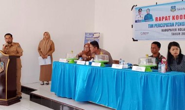 Pimpin Rakor TPPS, Sekda Koltim Target Turunkan angka Prevalesi Stunting Hingga 14 Persen