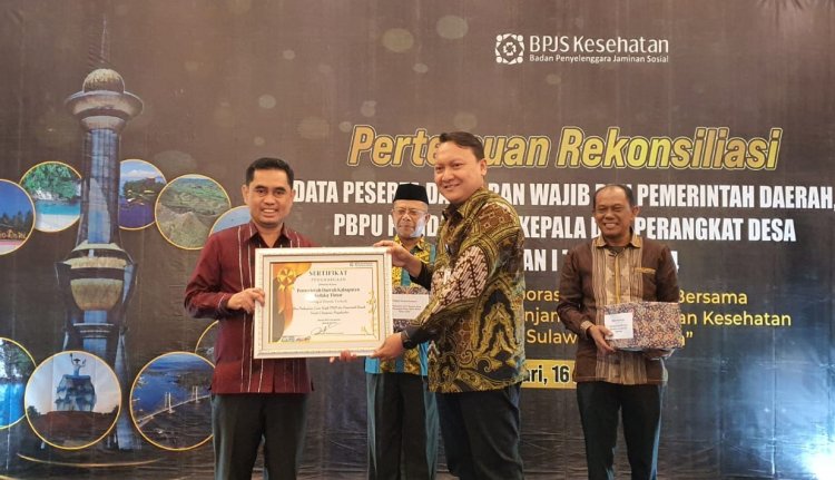 Dianggap Terbaik Bayar Iuran BPJS Kesehatan, Pemda Koltim Diganjar Penghargaan