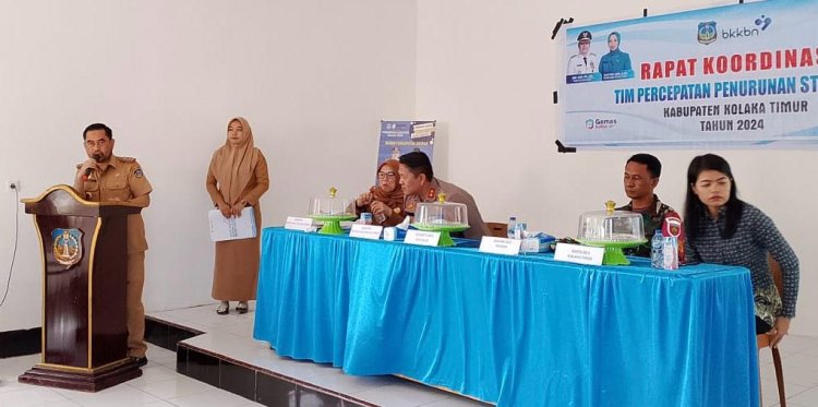 Pimpin Rakor TPPS, Sekda Koltim Target Turunkan angka Prevalesi Stunting Hingga 14 Persen