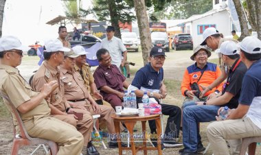 BUPATI AGUS ISTIQLAL SEMPATKAN TINJAU LOKASI WSL KRUI PRO 2024