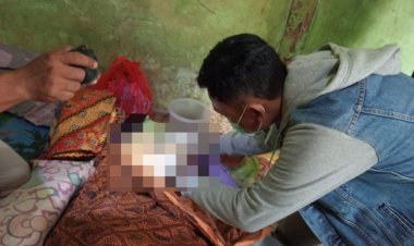 Terduga Pelaku Meninggal Dunia, Polsek Way Tuba Polres Way Kanan Datangi TKP Anirat di Dusun Ulak Baru