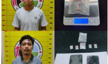 Polres OKU telah berhasil mengamankan dua orang terduga pelaku Narkoba 