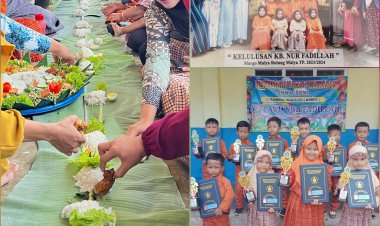 TK PAUD KB NUR FADILLAH  Gelar Perpisahan dan Pelepasan Para Siswa