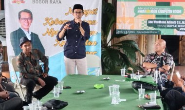 Road Show dan Diskusi Cerdas Ade Wardhana Adinata Bersama PWRI Bogor Raya Dengan Tema "Merajut Kebersamaan Ngahadekeun Kabupaten Bogor"