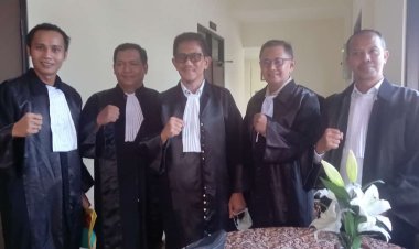 Kuasa Hukum Terdakwa Bacakan Nota Keberatan Pada Sidang Kasus Tanah di Desa Tajur Kecamatan Citeureup