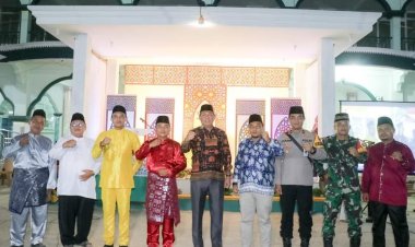 Ditandai Pemukulan Beduk Wabup Hairan Buka MTQ Ke-IV Desa Purwodadi