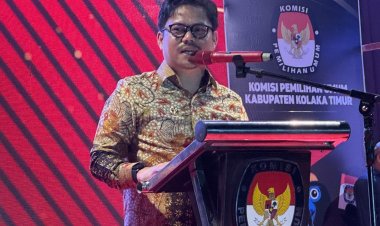 Hadiri Lounching Tahapan Pilbup Dan Pilwabup Koltim, Bupati Azis Sampaikan Hal Ini