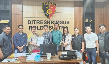 Diduga Langgar UU ITE, Tim Kuasa Hukum Harmin Ramba Resmi Laporkan Pemilik Akun FB Andi Rekkang Di Polda