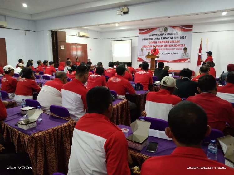 Ketua DPC PWRI Bogor Raya Bersama Jajaran Hadiri Musda PWRI Jawa Barat Usulkan Perubahan AD ART