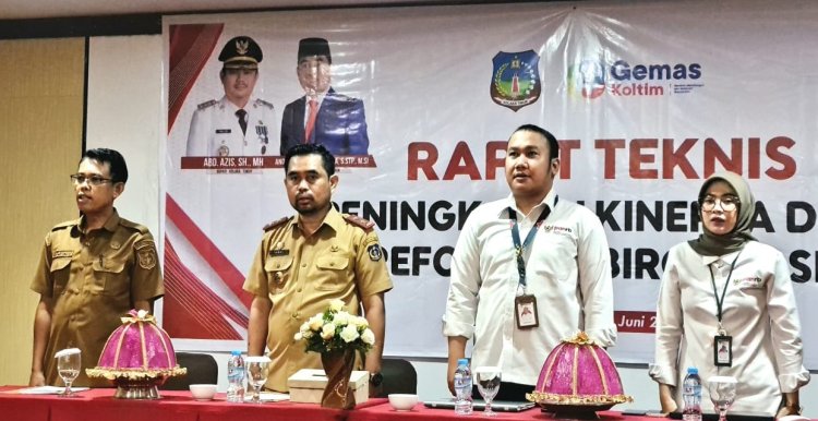 Tingkatkan Kinerja dan Reformasi Birokrasi, Pemda Koltim Gelar Rapat Tekhnis Di Kendari