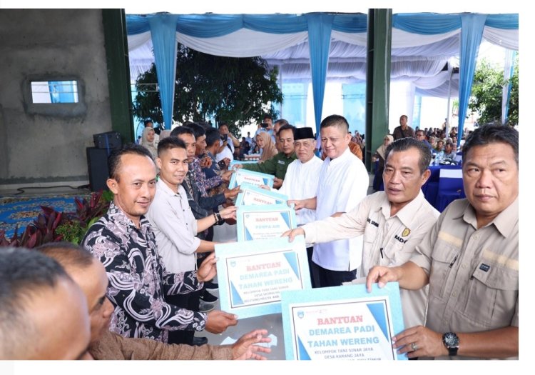 Siap jadi Lumbung Padi Nasional,Bupati OKU Timur Targetkan 1 Juta Ton Gabah Giling Kering