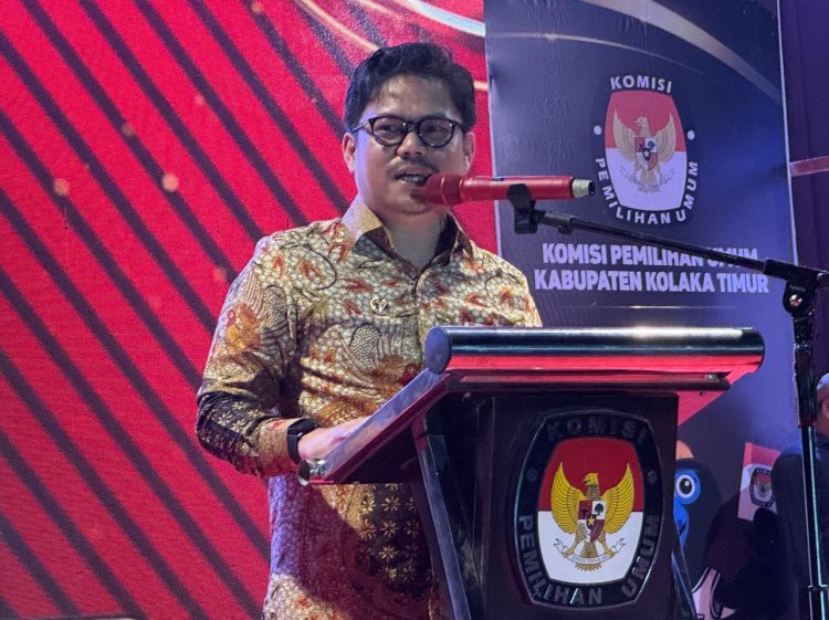 Hadiri Lounching Tahapan Pilbup Dan Pilwabup Koltim, Bupati Azis Sampaikan Hal Ini