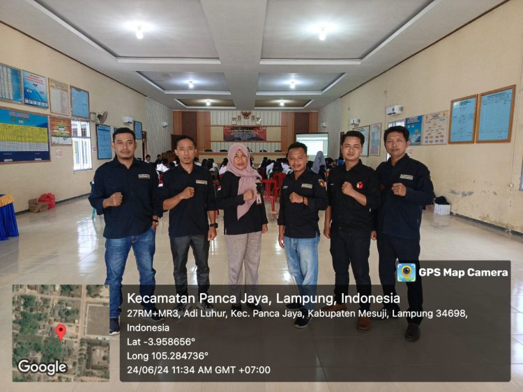 Panwascam Kec Panca Jaya Serentak Laksanakan Pengawasan Coklit Pilkada 2024