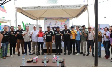 Bupati Tanjabbar Dorong Generasi Muda Aktif Olahraga Tradisional Bersama KORMI