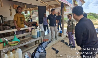 Pastikan tidak ada Pelanggaran Bawaslu Mesuji Laksanakan Pengawasan uji Petik PPDP/ Pantarlih di kec Panca Jaya
