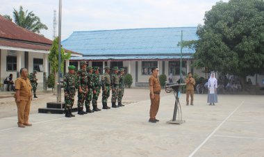 SMK Negeri 1 Pulau Rakyat Jalin Kerja Sama Dengan Satuan Kompi Bantuan 126/KC Gelar Pelatihan LDDK