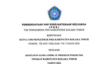 Desa Porabua Ueesi, Keluar Sebagai Juara Pertama Lomba 10 Program PKK Tingkat Kabupaten
