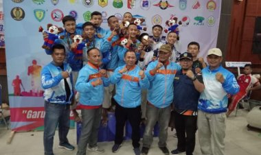 Pada Porkab Garut 2024, Garut Kota Raih Juara Umum Di Cabor Tarung Derajat