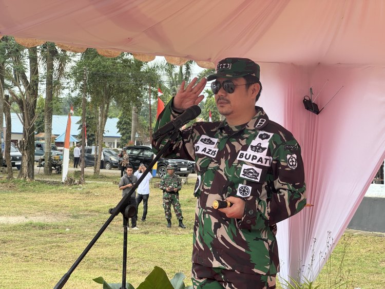 Pimpin Upacara TMMD Ke-121, Bupati Koltim Sebut Percepatan Pembangunan Infrastruktur Dapat Meningkatkan Ekonomi Masyarakat