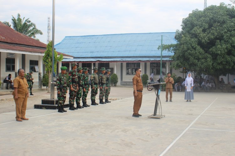 SMK Negeri 1 Pulau Rakyat Jalin Kerja Sama Dengan Satuan Kompi Bantuan 126/KC Gelar Pelatihan LDDK