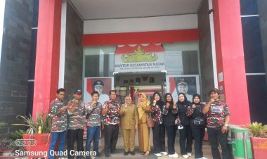 Laskar Merah Putih  MAC Natar, Silaturahmi ke Kecamatan Natar