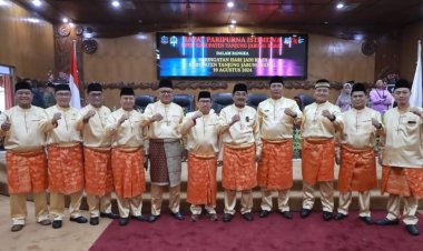 Rapat Paripurna Istimewa  DPRD Tanjung Jabung Barat  HUT Tanjung  Jabung Barat